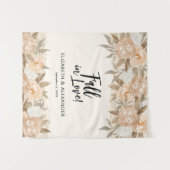 Tenture Mariage de fleurs d'automne (Devant (Horizontal))