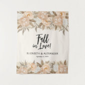 Tenture Mariage de fleurs d'automne (Devant)