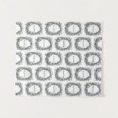 Tenture Mariage de germe floral rustique, (Devant (Horizontal))