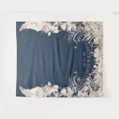 Tenture Mariage de jardin botanique beige à fleurs dans le (Devant (Horizontal))