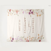 Tenture Mariage de jardin de prairie de fleurs sauvages pr (Devant (Horizontal))