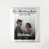 Tenture Mariage de journal Moderne Élégant Accueil ARRIÈRE (Devant)