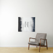 Tenture Mariage de la nature de la forêt d'épinette brune (En situation (horizontale))