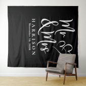 Tenture Mariage de M. et Mme Black (En situation (horizontale))
