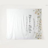 Tenture Mariage de marguerite blanc fond de la photo Cabin (Devant (Horizontal))