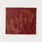 Tenture Mariage de Noël Contexte, Réception Photo Botte (Devant (Horizontal))