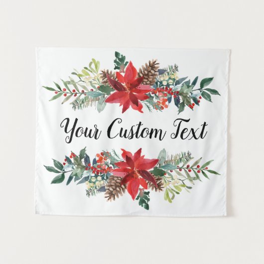 Tenture Mariage de Noël Retour Drop, Photo de vacances Boo (Devant (Horizontal))