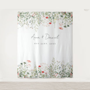 Tenture Mariage de prairie fleur sauvage