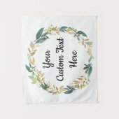 Tenture Mariage d'hiver fond de verdure Décor du stand pho (Devant)