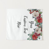 Tenture Mariage d'hiver personnalisé Prop de stand photo d (Devant (Horizontal))