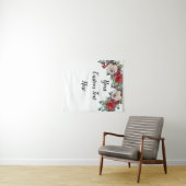 Tenture Mariage d'hiver personnalisé Prop de stand photo d (En situation (horizontale))