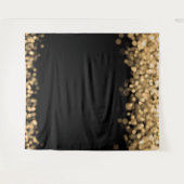 Tenture Mariage d'hiver Photo fond lumière or (Devant (Horizontal))