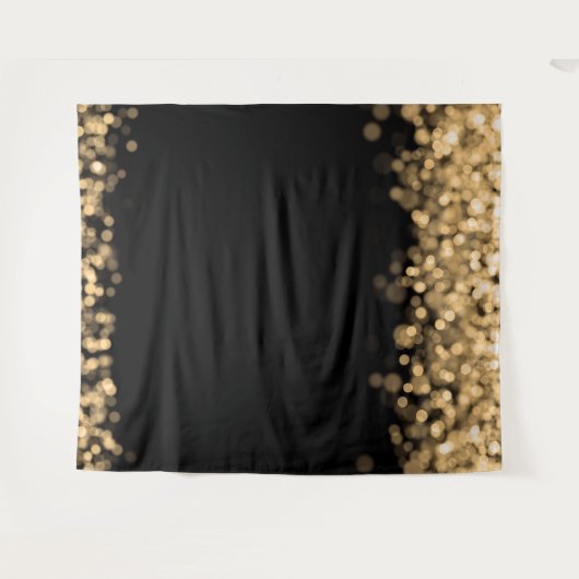 Tenture Mariage d'hiver Photo fond lumière or (Devant (Horizontal))