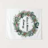 Tenture Mariage d'hiver, Réception Photo Booth (Devant (Horizontal))