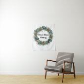 Tenture Mariage d'hiver, Réception Photo Booth (En situation)
