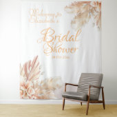 Tenture Mariage élégant floral aquarelle pour la douche de (En situation)