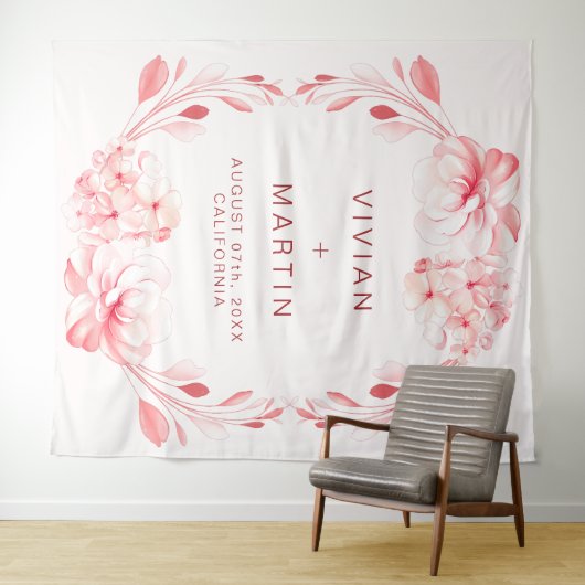 Tenture Mariage Élégant Impeccable Fleur de Cerisier (En situation (horizontale))