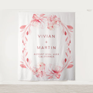 Tenture Mariage élégant sans défaut sous les fleurs de Sak