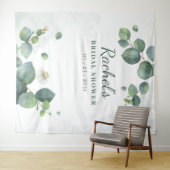 Tenture Mariage Eucalyptus Moderne Botanique (En situation (horizontale))