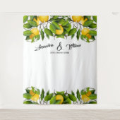 Tenture Mariage Fruit Citron Toile de Fond (Devant)