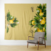 Tenture Mariage Fruit Citron Toile de Fond (En situation (horizontale))