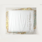 Tenture Mariage Holographique Iridescente moderne (Devant (Horizontal))