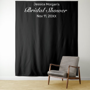 Tenture Mariage minimaliste moderne photo noir