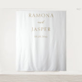 Tenture Mariage moderne Gold Bold (Devant)