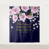 Tenture Mariage moderne Vintage Roses Roses Perles (Devant)