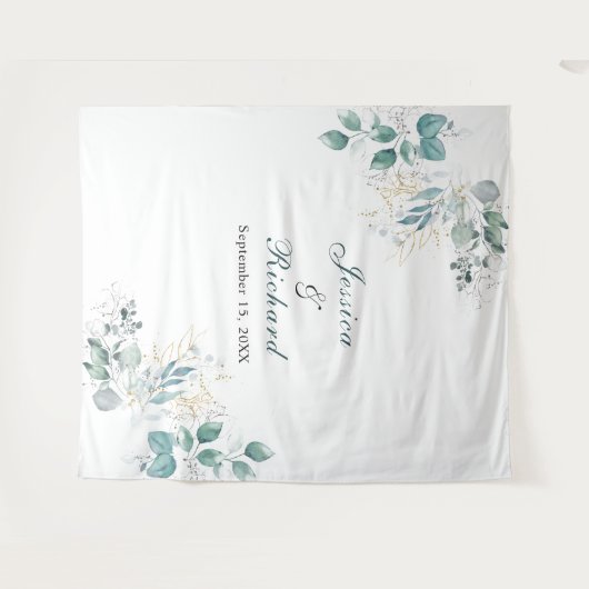 Tenture Mariage Photo Arrière - plan Tapestry (Devant (Horizontal))