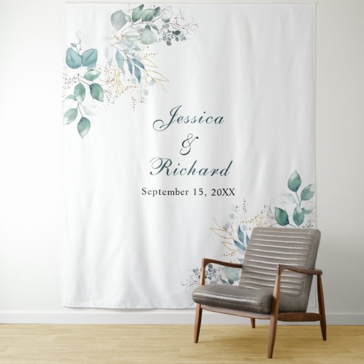 Tenture Mariage Photo Arrière - plan Tapestry (En situation)