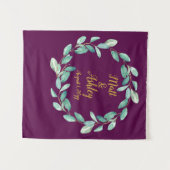 Tenture Mariage Photo Booth Backdrop Rustic Greenery Prop (Devant (Horizontal))