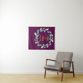 Tenture Mariage Photo Booth Backdrop Rustic Greenery Prop (En situation (horizontale))