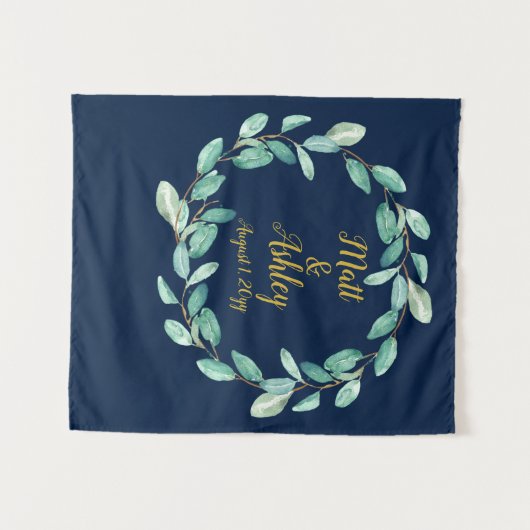 Tenture Mariage Photo Booth Backdrop Rustic Greenery Prop (Devant (Horizontal))