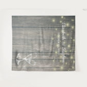 Tenture Mariage Photo Booth fond Champagne Verre Bois (Devant (Horizontal))