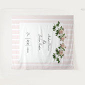 Tenture Mariage romantique rose pâle (Devant (Horizontal))