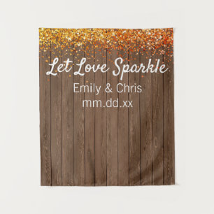 Tenture Mariage rustique Contexte Automne Sparkine Photo B