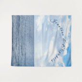 Tenture Mariage sur le thème de sous la mer (Devant (Horizontal))