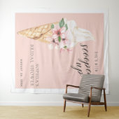 Tenture Mariage Thème Glace (En situation (horizontale))