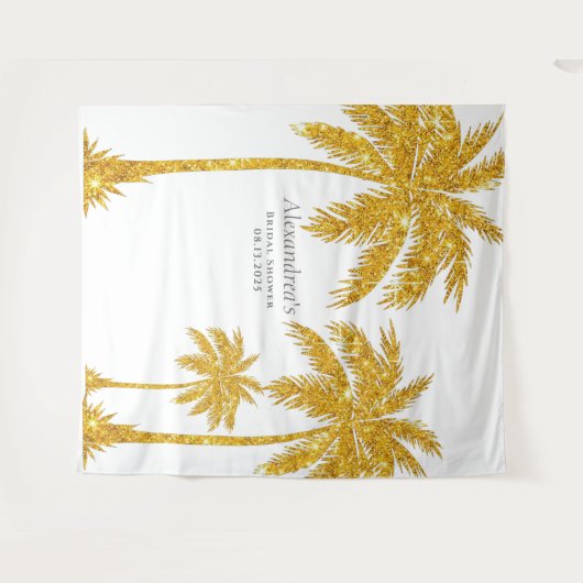 Tenture Mariage Tropical (Devant (Horizontal))