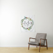 Tenture Mariage verdoyant Retour Drop, Boot photo Boho Fal (En situation)