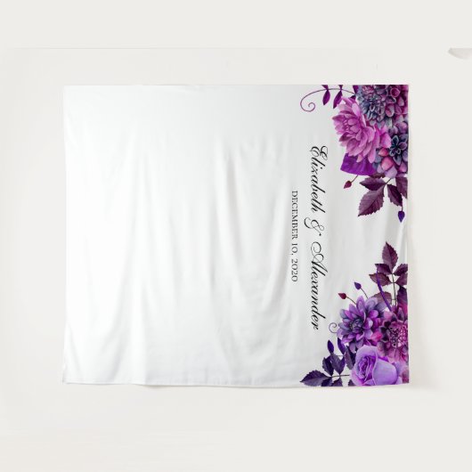 Tenture Mariage violet en arrière-plan. Arrière - plan de  (Devant (Horizontal))