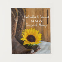 Mariage Western Tournesol de Campagne Souvenir