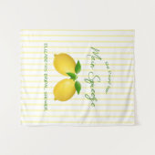 Tenture Mariée au citron Main Squeeze (Devant (Horizontal))