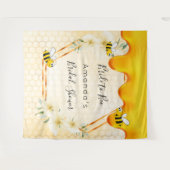 Tenture Mariée de la fête de douche future mariée alvéoles (Devant (Horizontal))