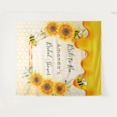 Tenture Mariée d'une fête prénuptiale miel goutte à goutte (Devant (Horizontal))