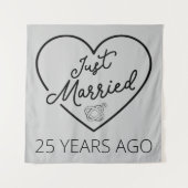 Tenture Mariés depuis 25 ans III (Devant)