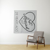 Tenture Mariés depuis 25 ans seulement III (En situation (horizontale))