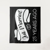 Tenture Mariés depuis 25 ans V (Devant)