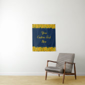 Tenture Marine Bleu Tournesol Anniversaire arrière-plan Ph (En situation)